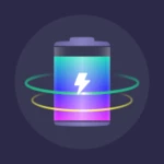 fancy battery android application logo